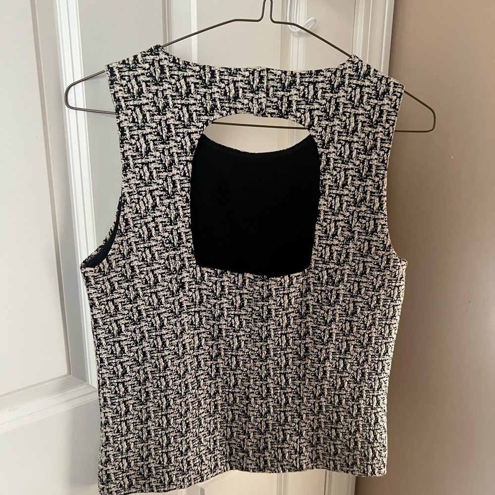 Banana Republic Tweed Sleeveless Top